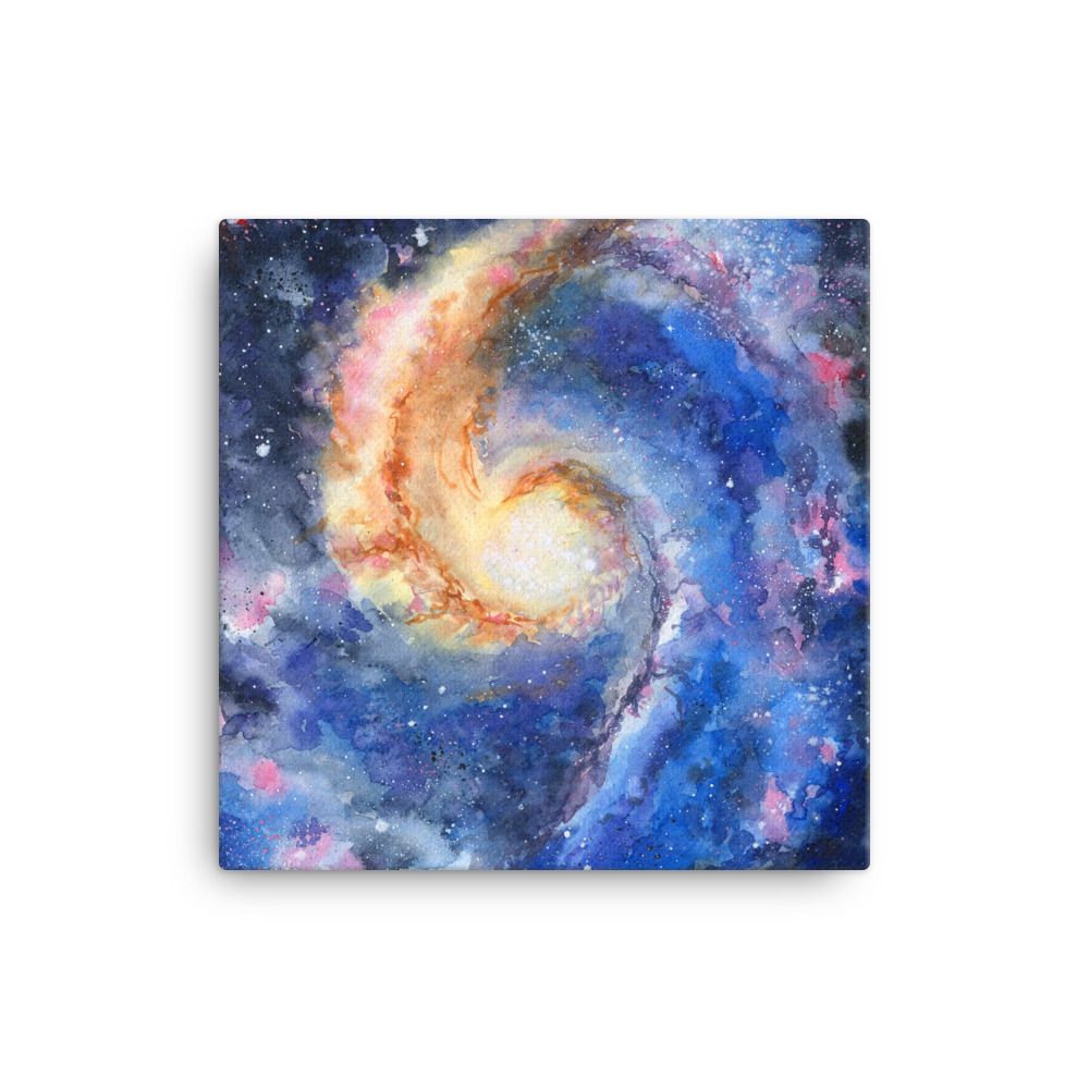 Spiral Galaxy Canvas - The Wacky Company