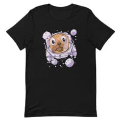 Pug Dog Astronaut T-Shirt