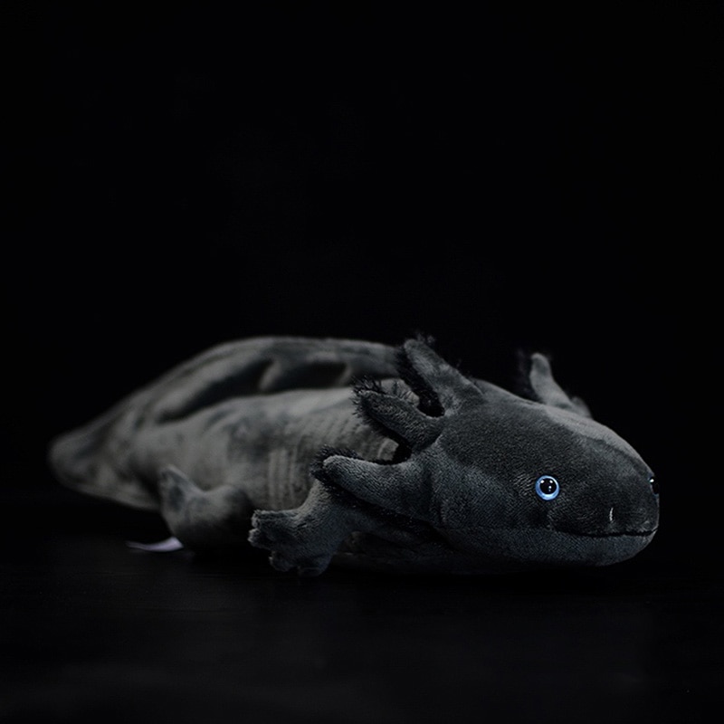 Lifelike Gray Axolotl Plush Toy