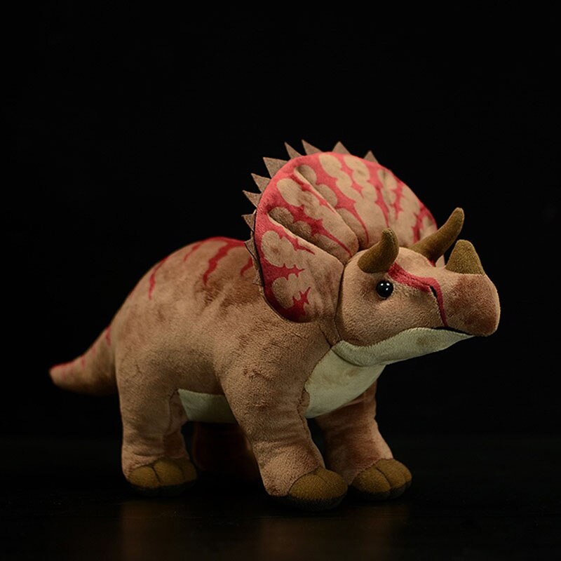 Lifelike Triceratops Dinosaur Plush Toy