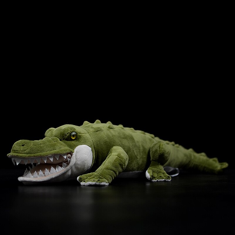 Lifelike Green Alligator Plush Toy