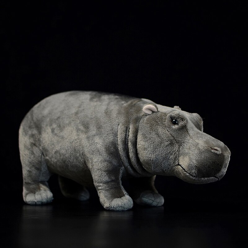 Lifelike Hippopotamus Plush Toy